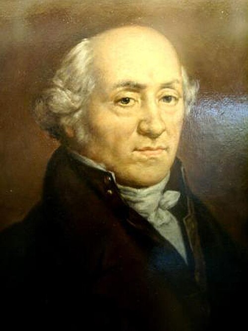 Engraved portrait of Abraham-Louis Breguet