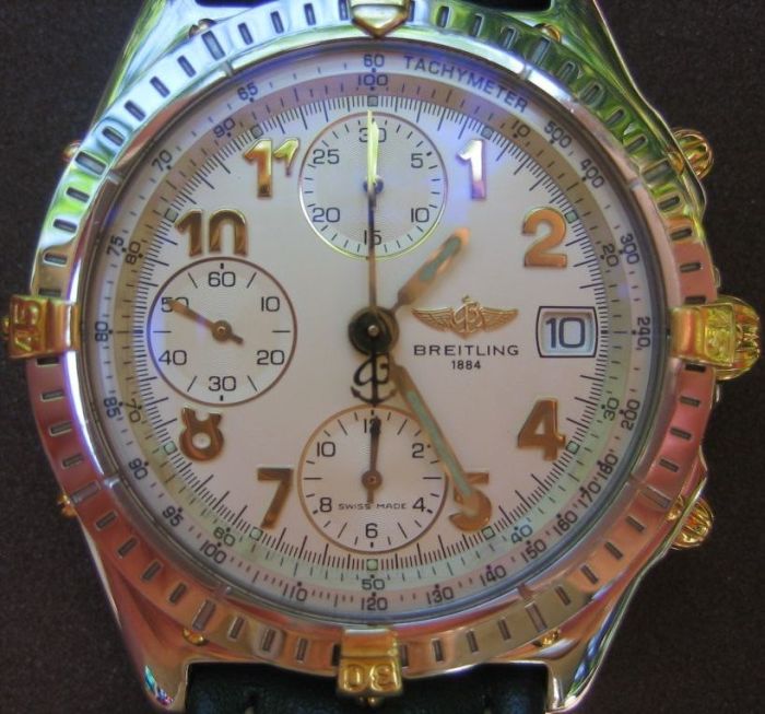 Breitling Chronomat chronograph with tachymeter bezel