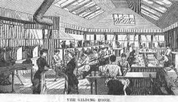 The Gilding Room — Waltham Watch Factory c.1881