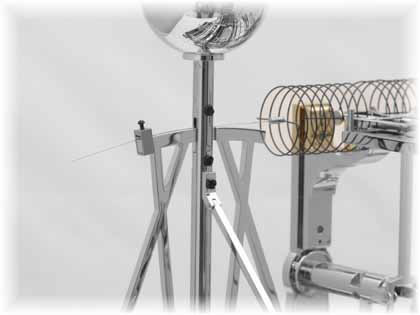 H1 balance spring — the delicate coiled spring that controls the oscillation frequency