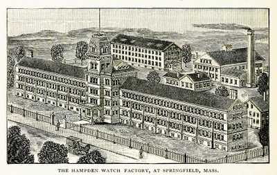 The Hampden Watch Factory at Springfield, Massachusetts