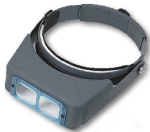 Optivisor head-mounted magnifier visor