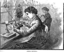 Jewel Making — Waltham Watch Factory c.1881