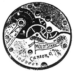 Hampden Molly Stark pocket watch movement