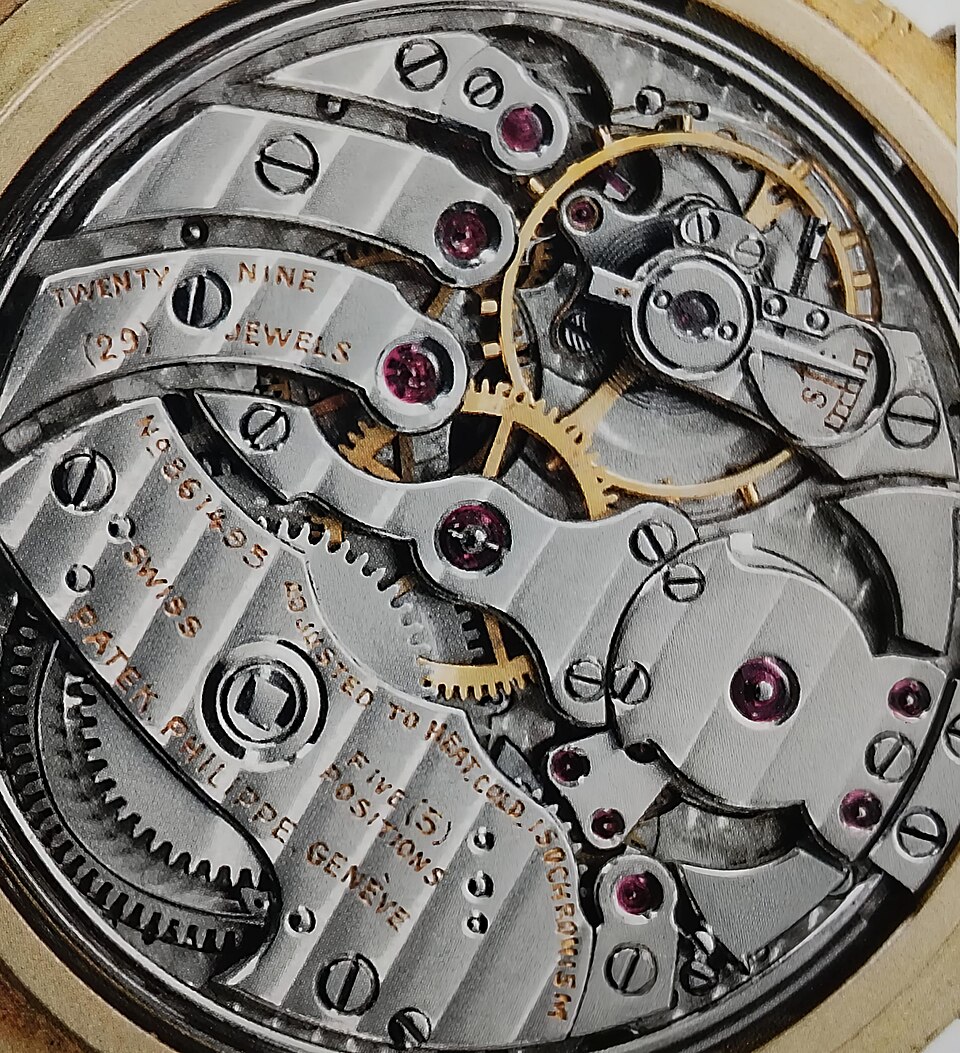 Patek Philippe minute-repeater pocket watch movement, 1950s — 29 jewels, adjusted to heat, cold and five positions, Genève