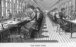 The Pinion Room — Waltham Watch Factory c.1881