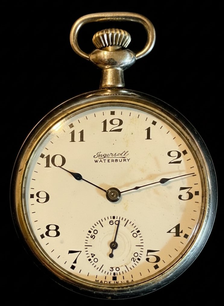 Ingersoll Waterbury pocket watch — Made in USA